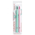 CURAPROX набор зубных щеток CS5460 /2 Retro ultrasoft d 0,10мм 2шт (зеленая/розовая) Retro CURAPROX